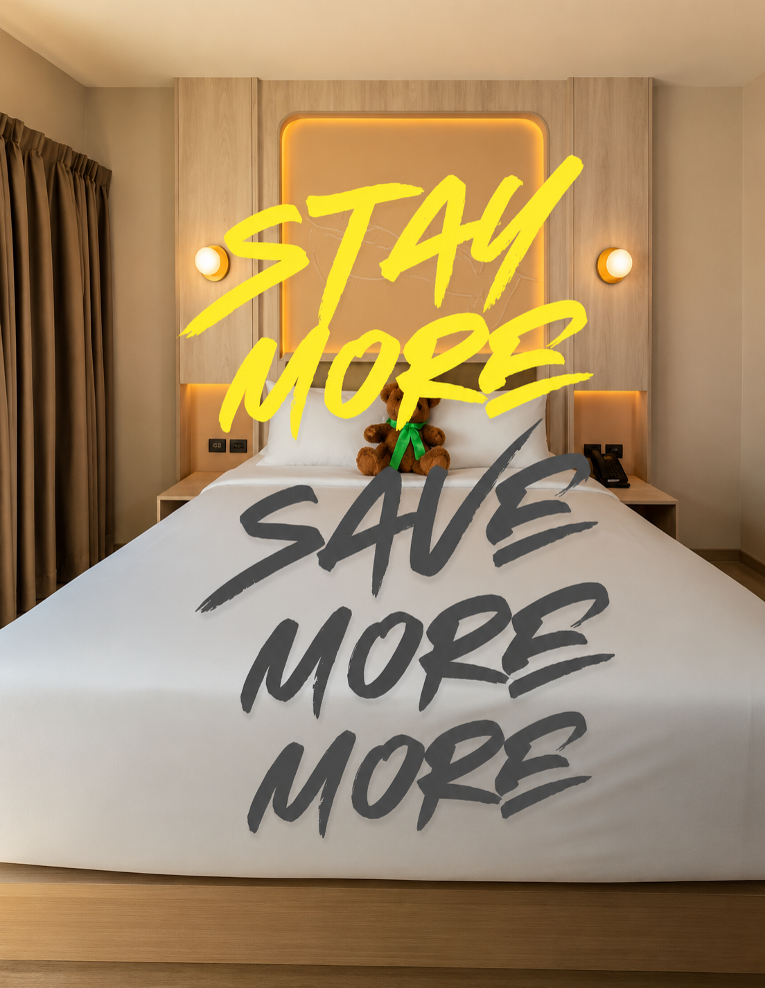 STAY MORE SAVE MORE!!